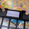 Porte-cartes Aventuriers du Rail Europe 15 ans distributeur 3D 5 emplacements
