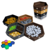 Coupelles Magnétiques Jeu de Société rangement 3D compartimenté FigAmat