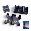 Rangement Les Toits de Paris insert 3D compatible sleeves bleu et or