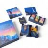 Rangement Les Toits de Paris insert 3D compatible sleeves bleu et or
