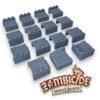 Murs 3D Zombicide White Death : Lot de Battlements