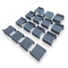 Lot de murs 3D Battlements pour Zombicide White Death