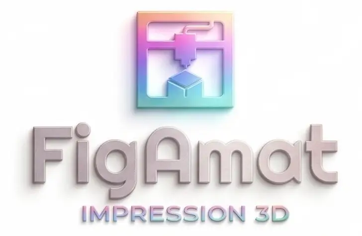 Logo FigAmat : service d'impression 3D d'accessoires pour jeux de société