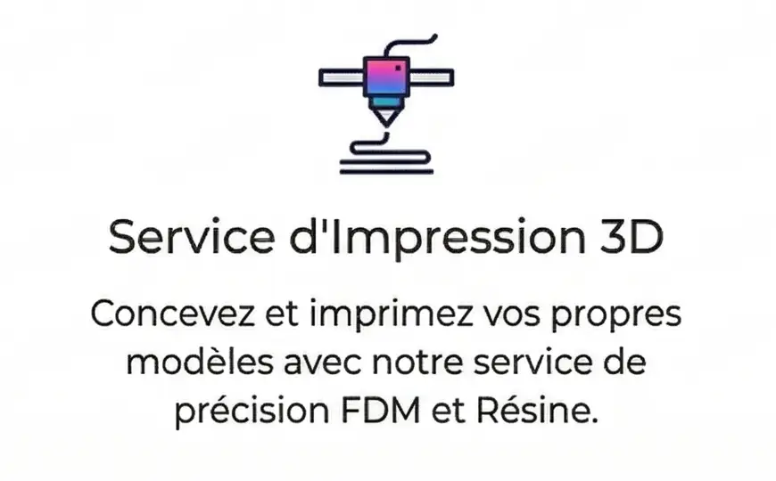 Service d'impression 3D personnalisée FigAmat : conception et impression de modèles de précision en FDM et Résine.