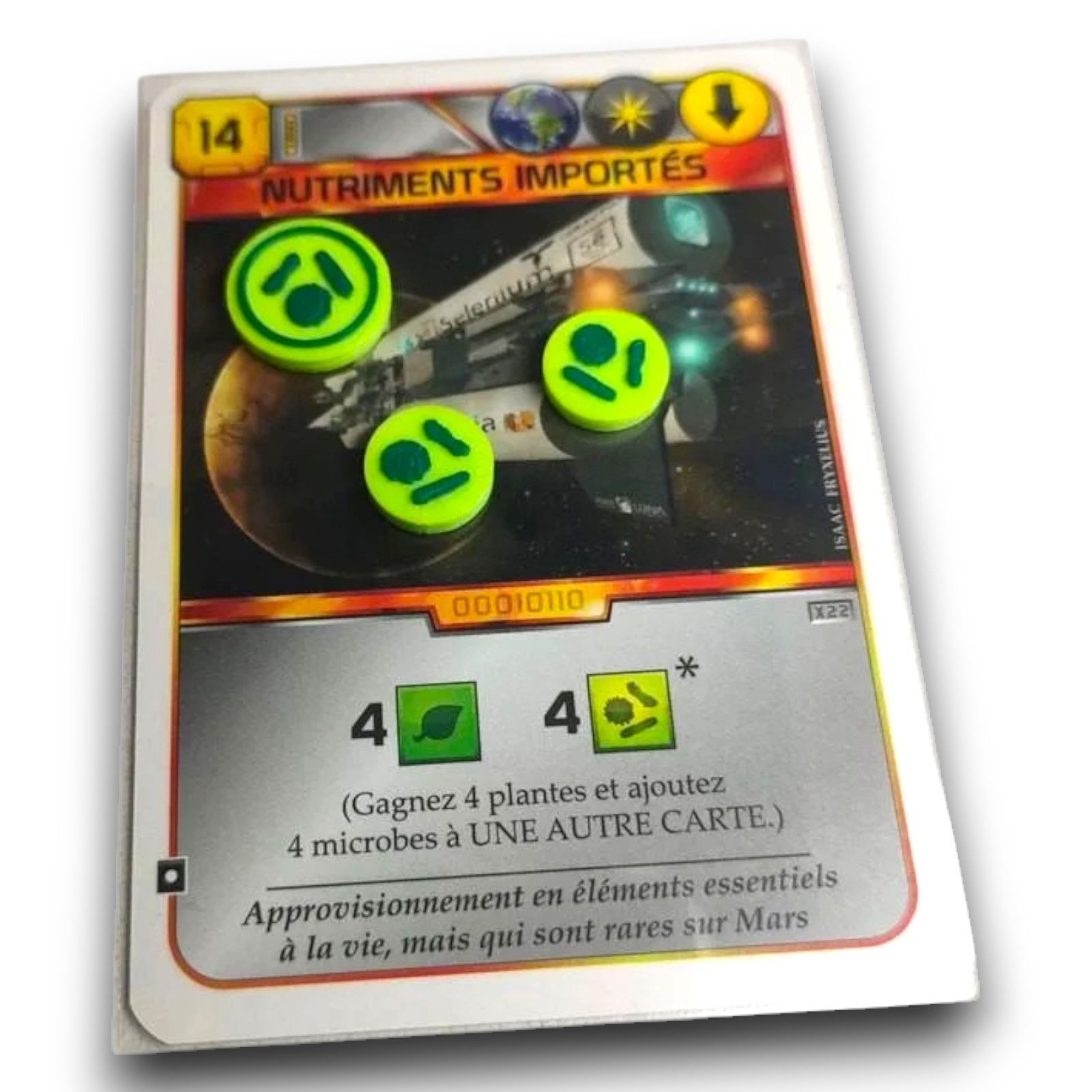 Pions Terraforming Mars lot de 141 ressources 3D de remplacement FigAmat