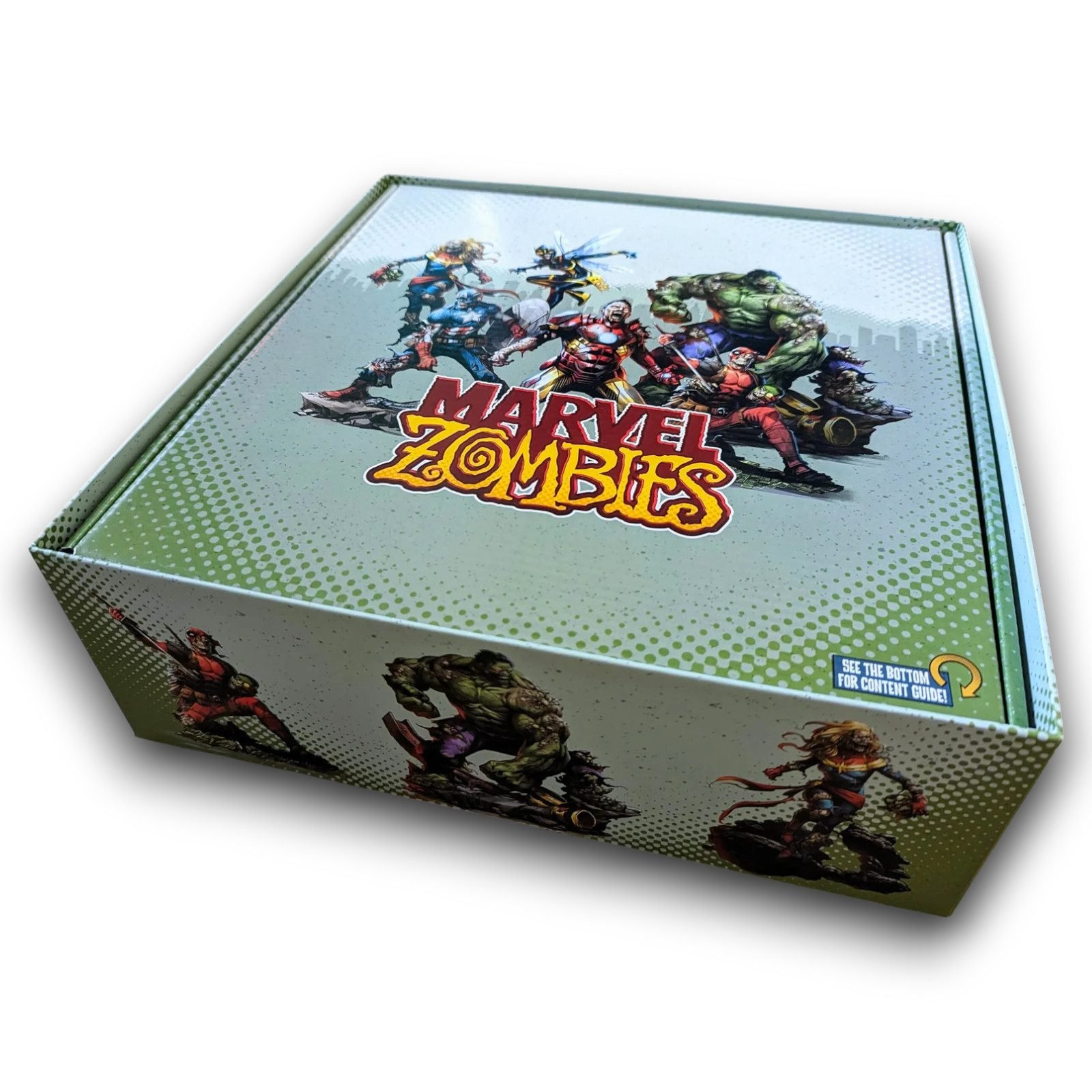 Rangement Marvel Zombies et X-Men Resistance insert 3D pour cartes et jetons FigAmat