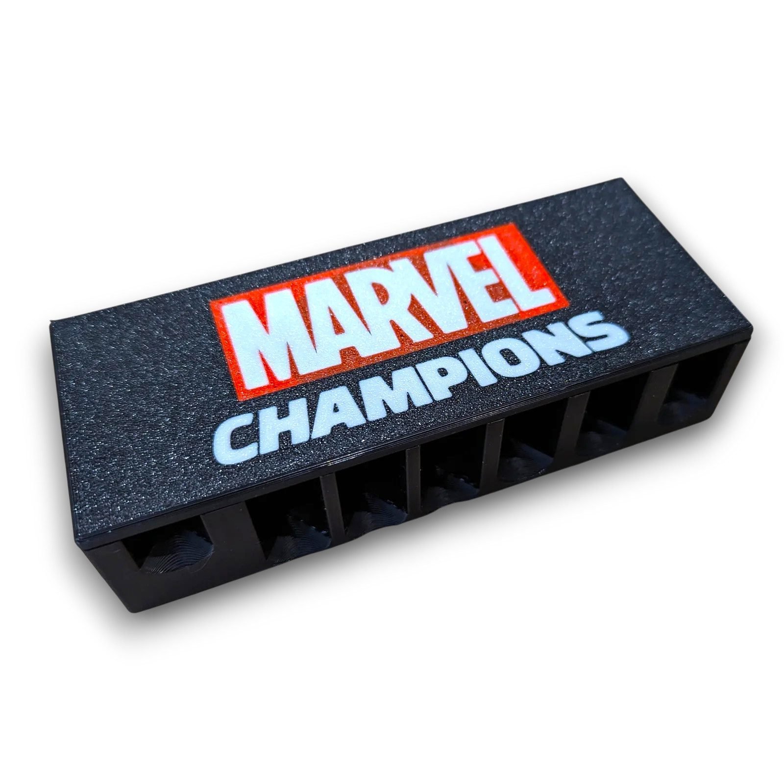 Rangement Marvel Champions organiseur 3D pour jetons et cadrans FigAmat