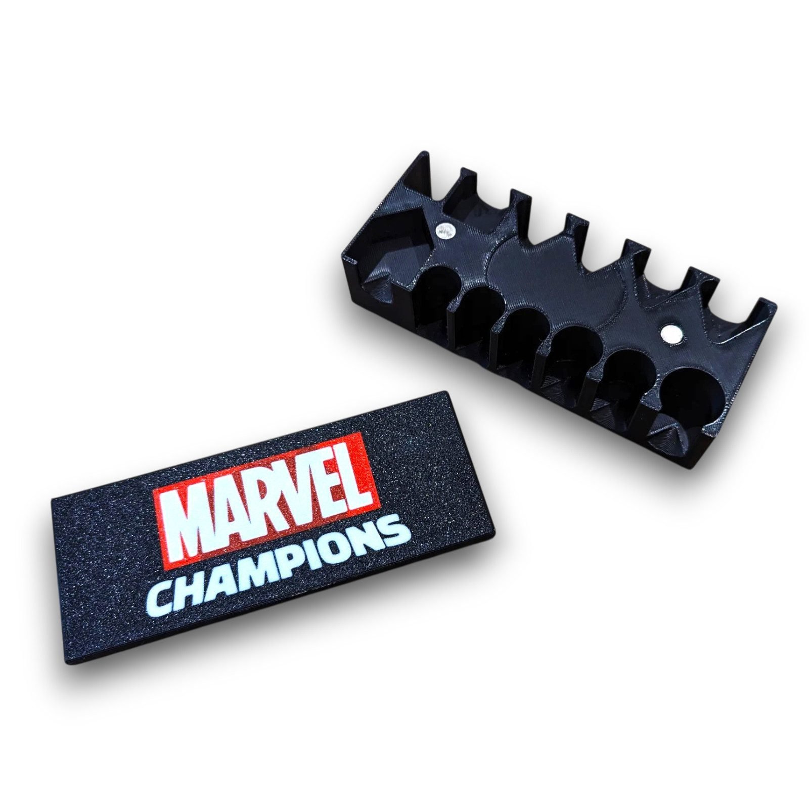 Rangement Marvel Champions organiseur 3D pour jetons et cadrans FigAmat