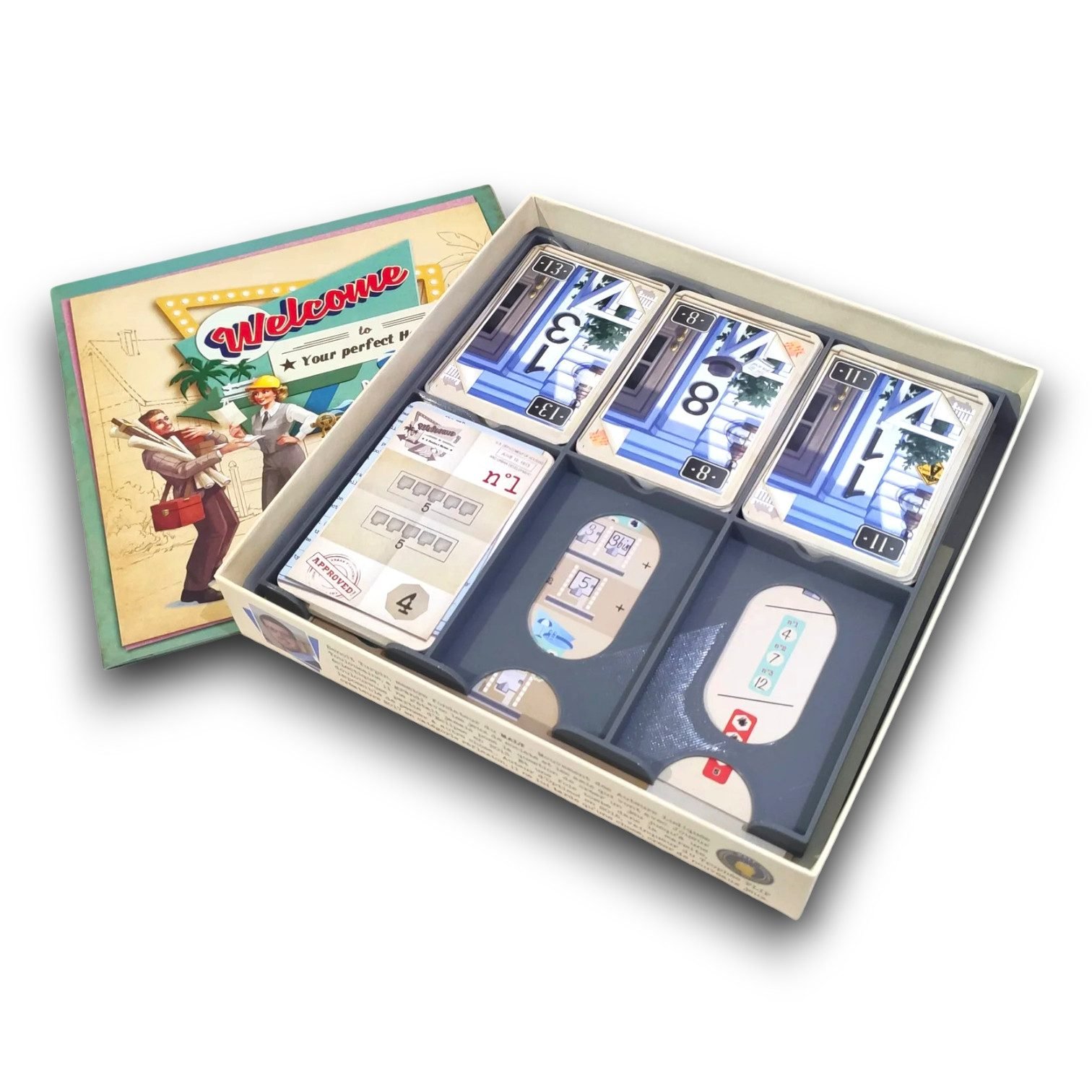 Distributeur de cartes Welcome compatible Perfect Home et Las Vegas sabot 3D