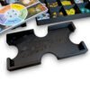 Sabots de cartes et supports de plateaux de l'insert Moon Colony Bloodbath en situation de jeu